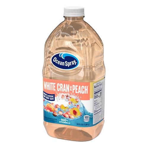 Ocean Spray White Cran-Peach Juice Drink 64 Fl Oz Pack Of 1