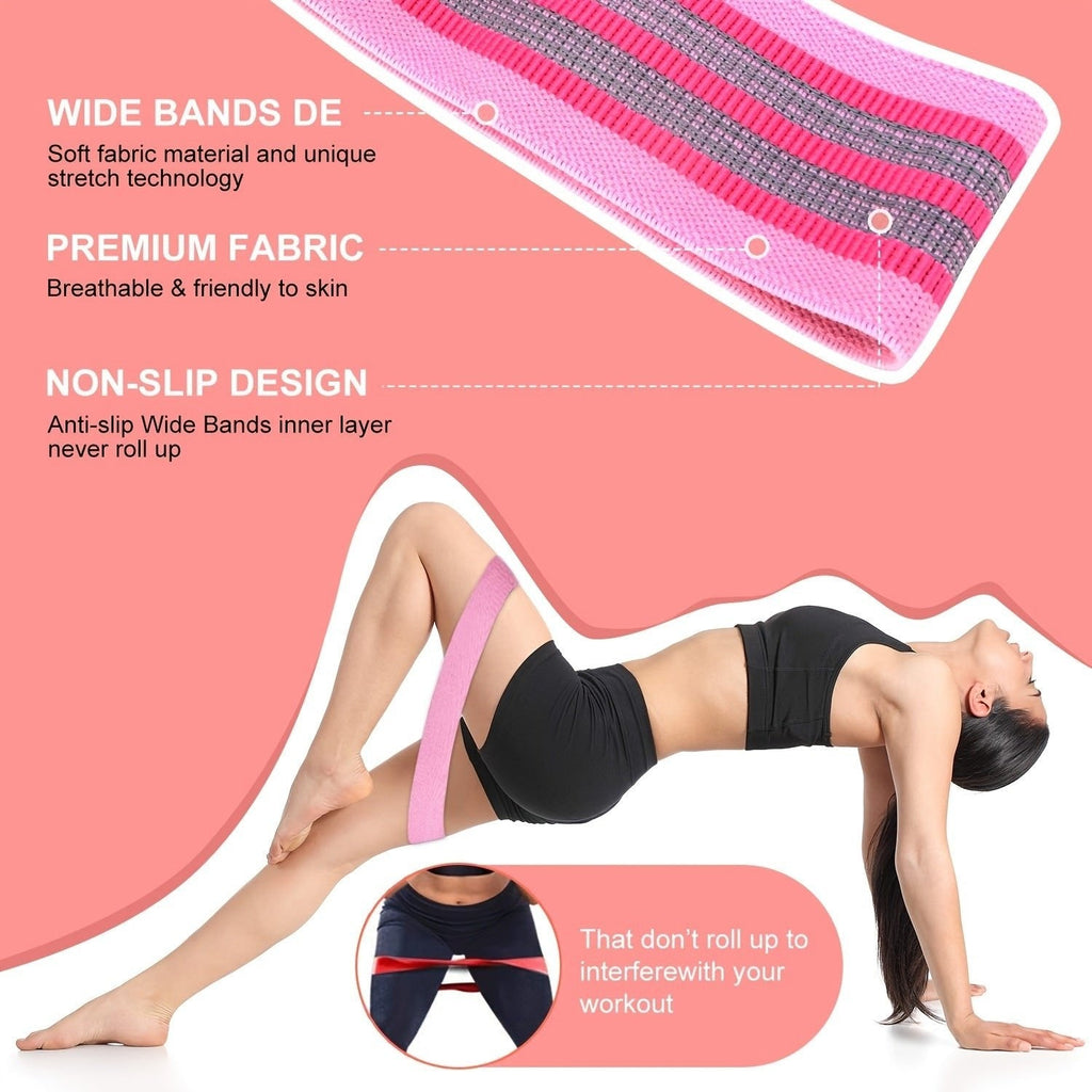3pcs Resistance Bands For Legs And