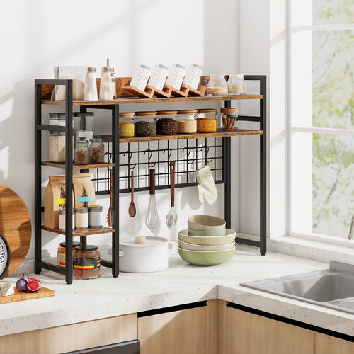 4-Tier Desk Shelf Desktop Display Rack