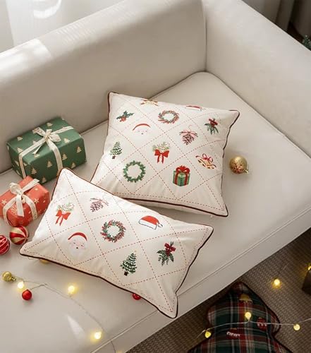 Fennco Styles Christmas Velvet Throw Pillow