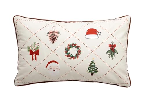 Fennco Styles Christmas Velvet Throw Pillow