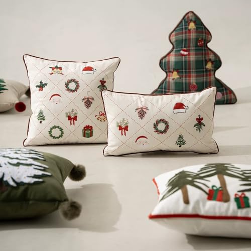 Fennco Styles Christmas Velvet Throw Pillow