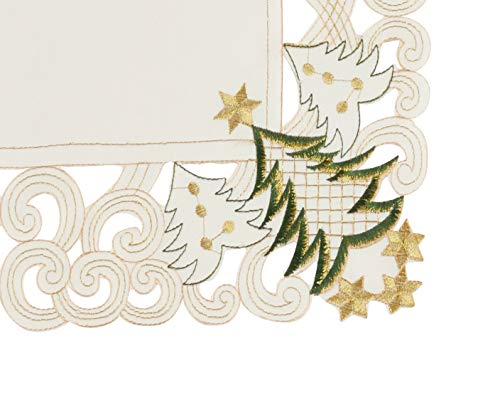 Fennco Styles Pandoro Christmas Tree Table Linen