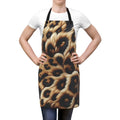 Luxe Animal Print Apron for Cooking