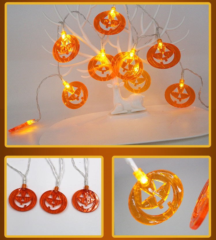 Halloween Lantern String Lights, 10 LEDs