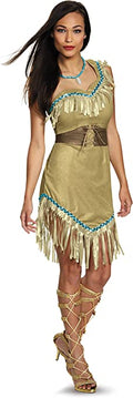 Pocahontas Adult Costume, XL 18–20