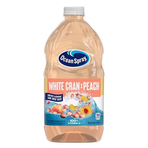 Ocean Spray White Cran-Peach Juice Drink 64 Fl Oz Pack Of 1