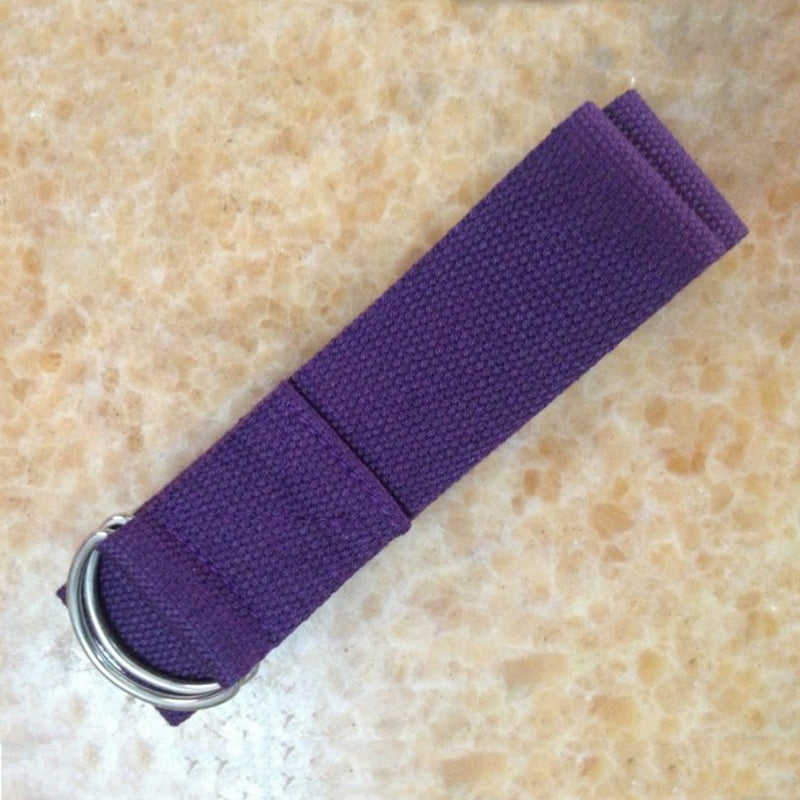 Adjustable Cotton Yoga & Stretching Strap – 180 cm