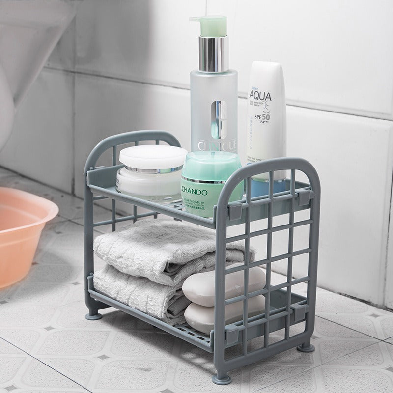 Double Storage Rack Kitchen Small Shelf