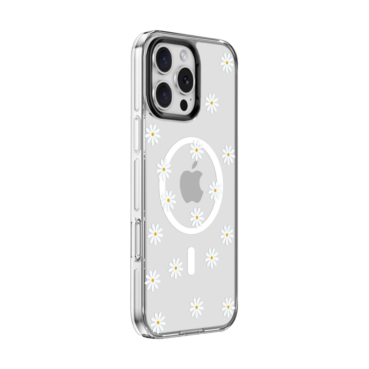 iPhone 16 Pro Case with Swappable Floral & Marble Designs - Wireless Charging | Inspire Series