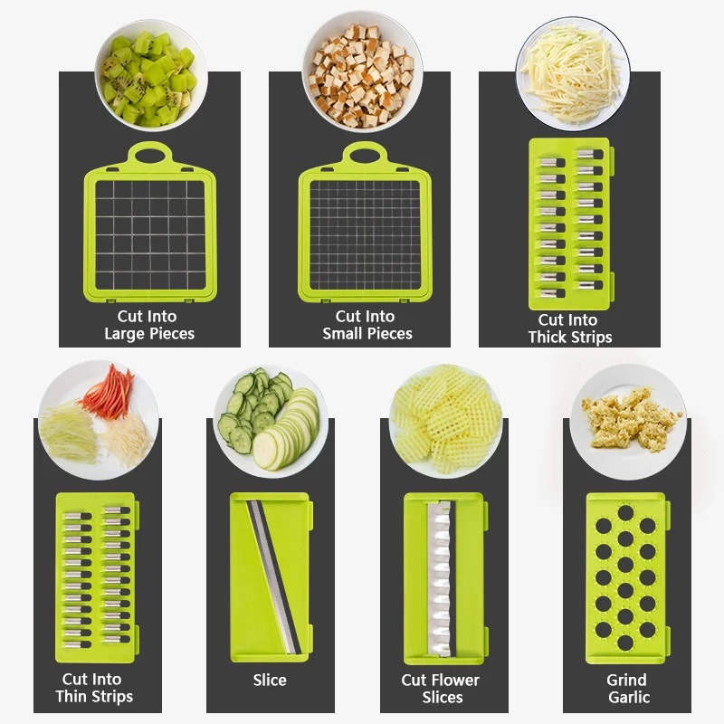 16-in-1 Vegetable Chopper, Slicer & Grater