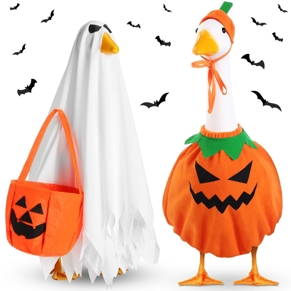 Halloween Costume for 23-in Porch Goose Statues