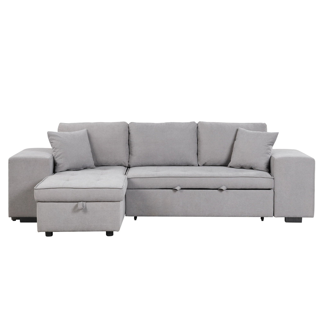 Modern L-Shape 3 Seat Reversible Sectional