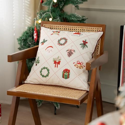 Fennco Styles Christmas Velvet Throw Pillow