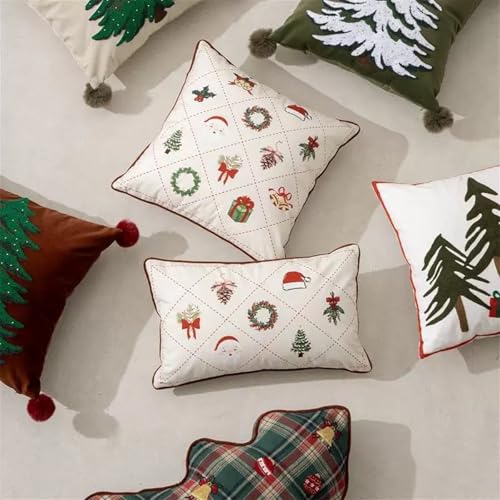 Fennco Styles Christmas Velvet Throw Pillow