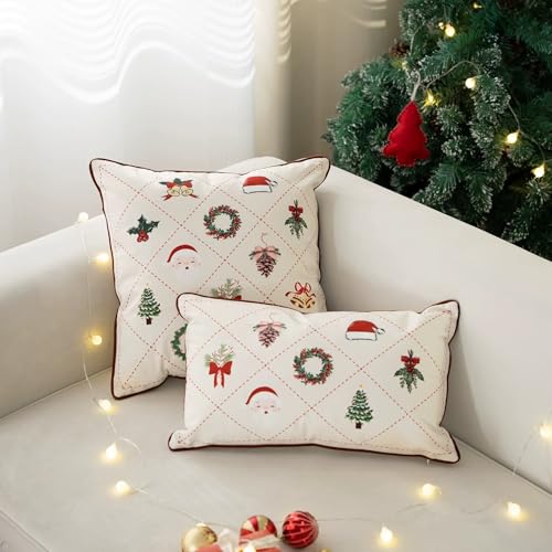 Fennco Styles Christmas Velvet Throw Pillow