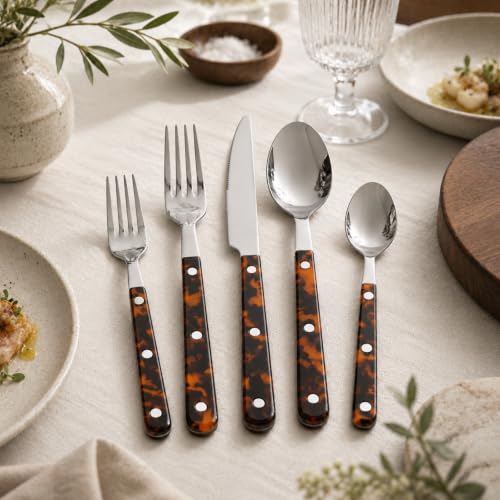 Premium Stainless Steel Flatware Set 20 Piece