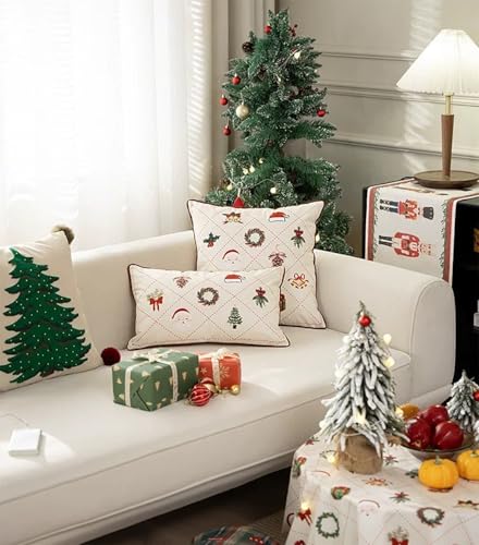 Fennco Styles Christmas Velvet Throw Pillow