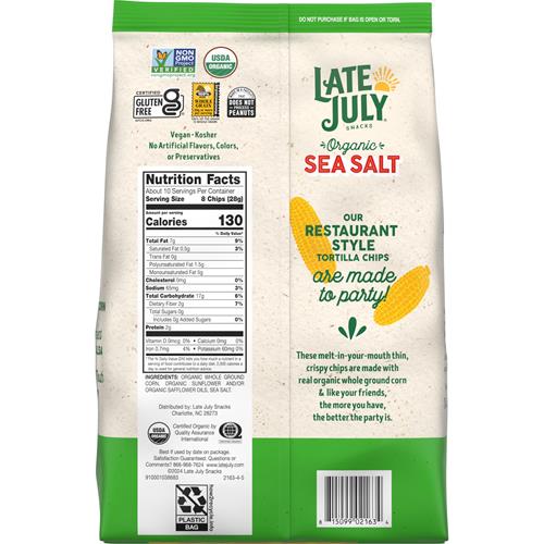 Late July Snacks Thin And Crispy 10.1 Oz