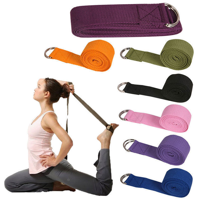 Adjustable Yoga & Stretching Strap – 180 cm