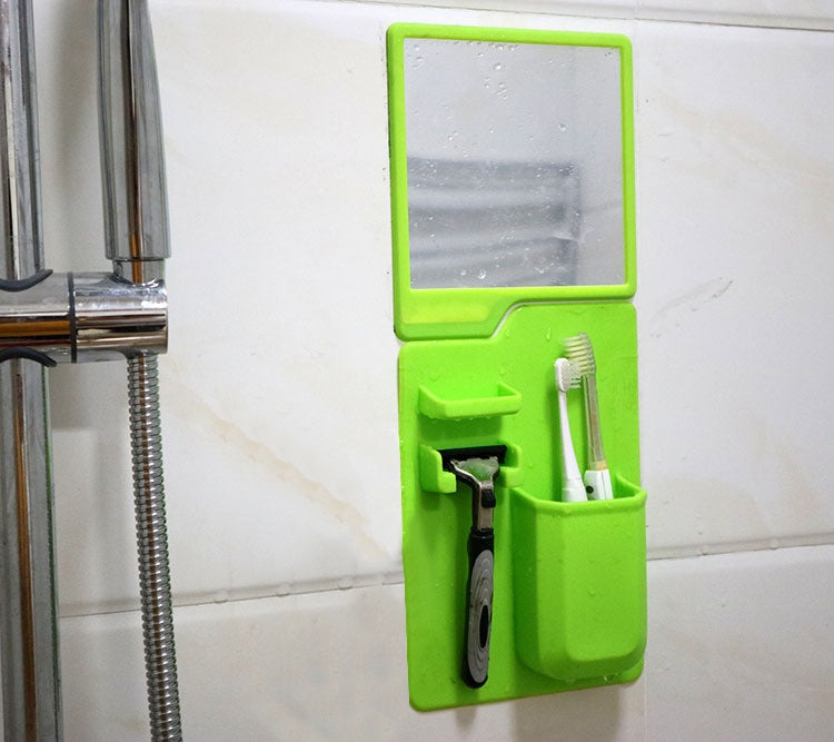 Multi-functional Silicone Toothbrush Holder Mighty Wall