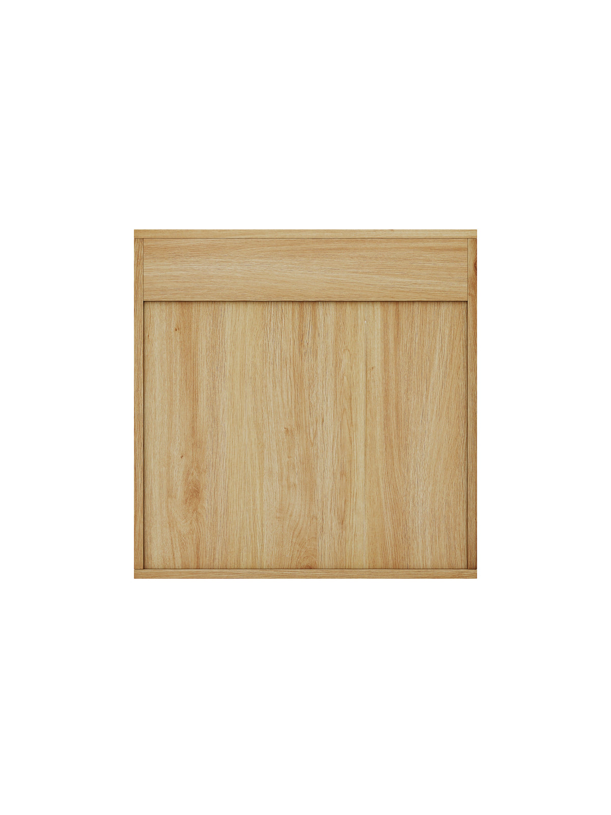 Natural Wood Finish Wall Mounted Mirror
