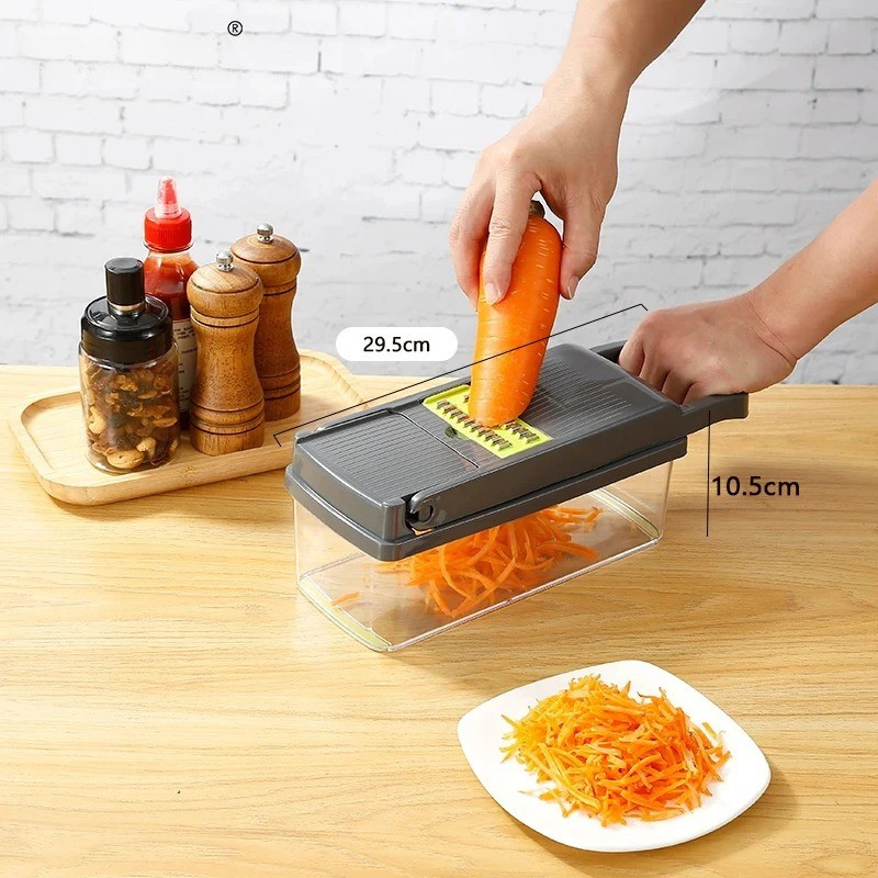 16-in-1 Vegetable Chopper, Slicer & Grater