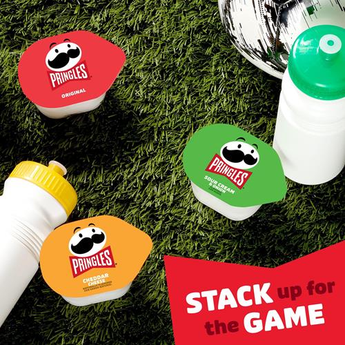 Pringles Potato Crisps Chips, Lunch Snacks, On-The-Go Snacks, Snack Stacks, Variety Pack, 12.9Oz Box (18 Cups)