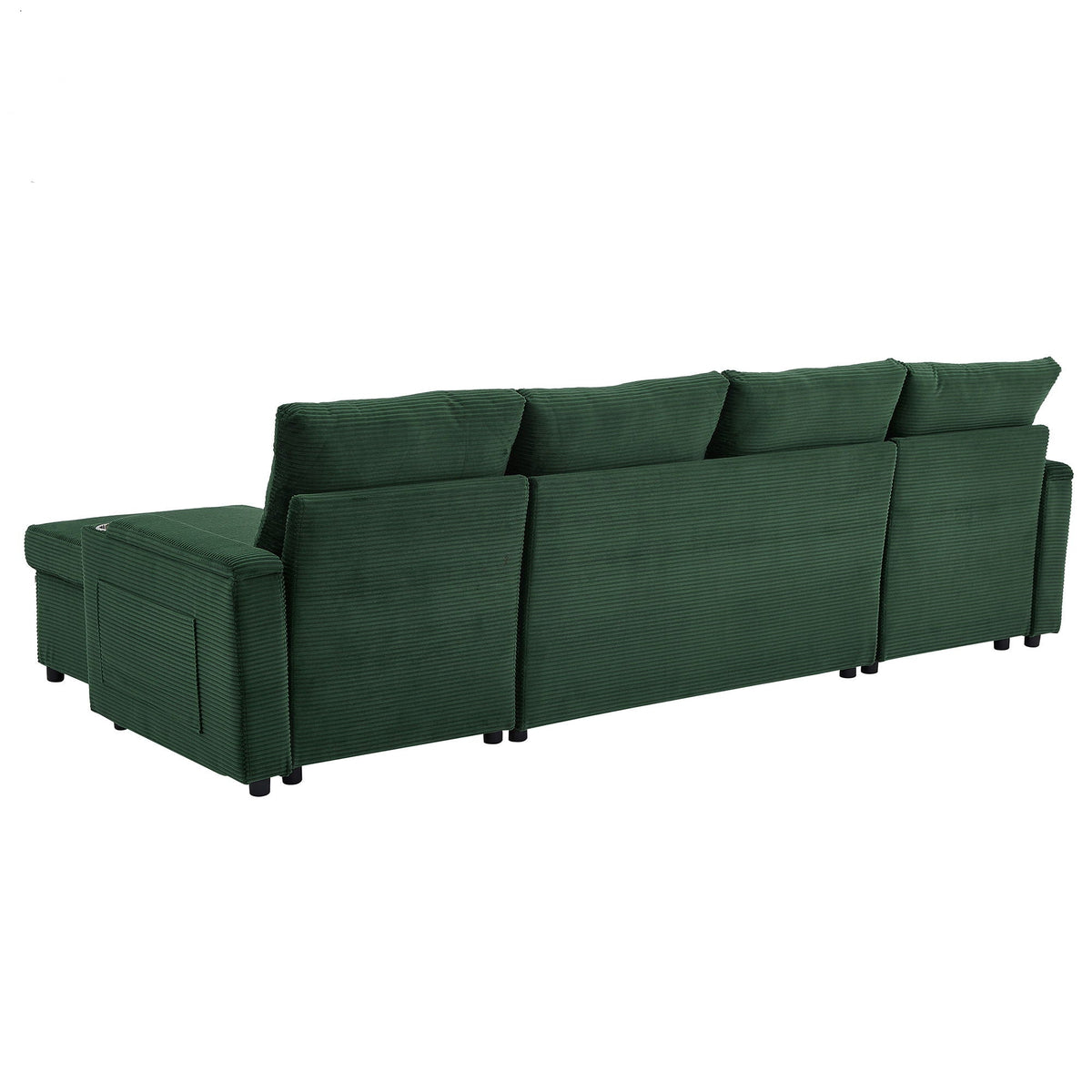 U Shaped Sectional Sofa Bed with