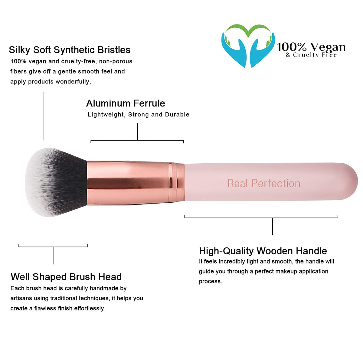 16-Piece Makeup Brush Set with Eyebrow Razor
