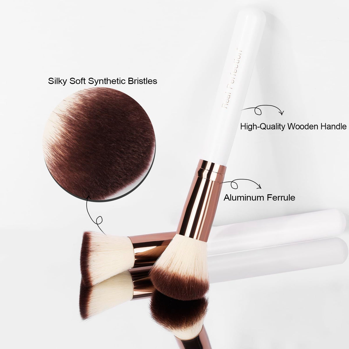 16-Piece Makeup Brush Set with Eyebrow Razor