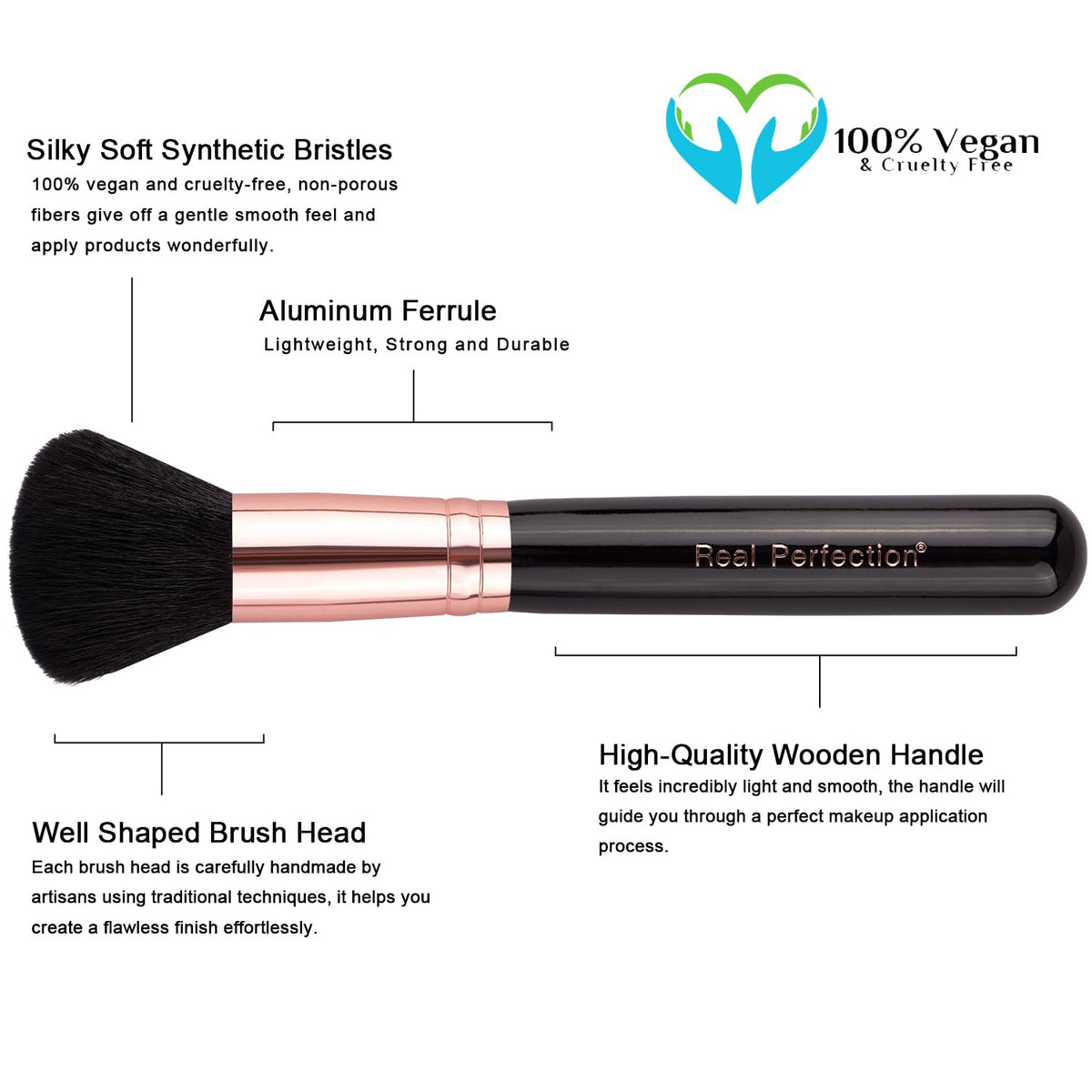 16-Piece Makeup Brush Set with Eyebrow Razor