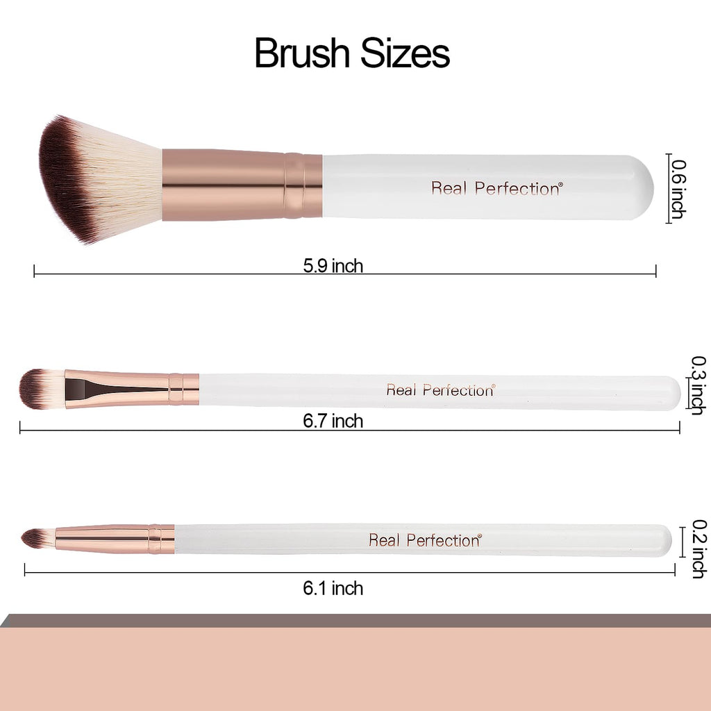 16-Piece Makeup Brush Set with Eyebrow Razor