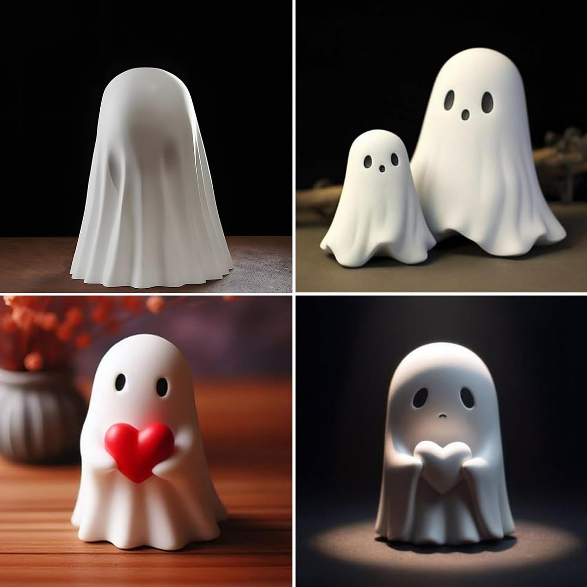 Halloween Resin Ghost Figurine
