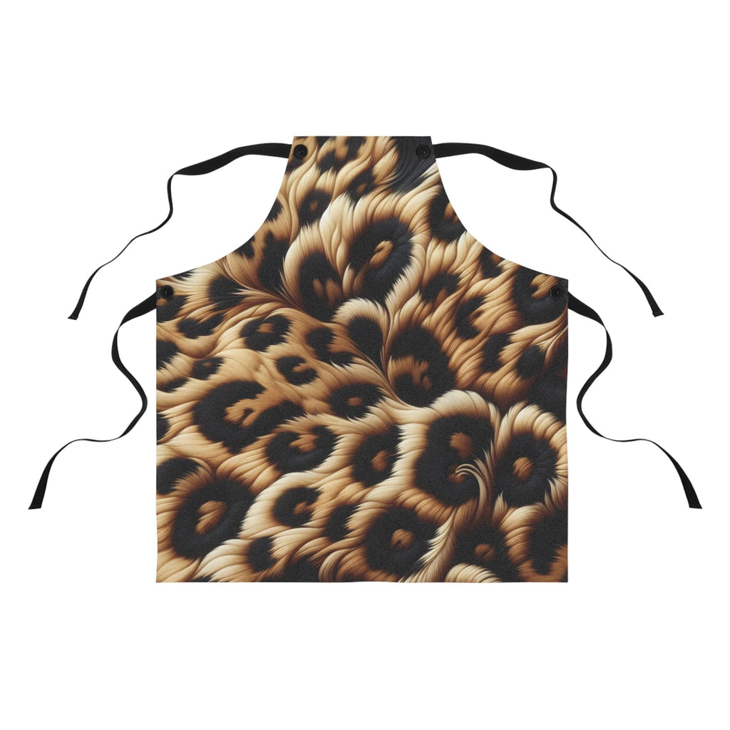 Luxe Animal Print Apron for Cooking