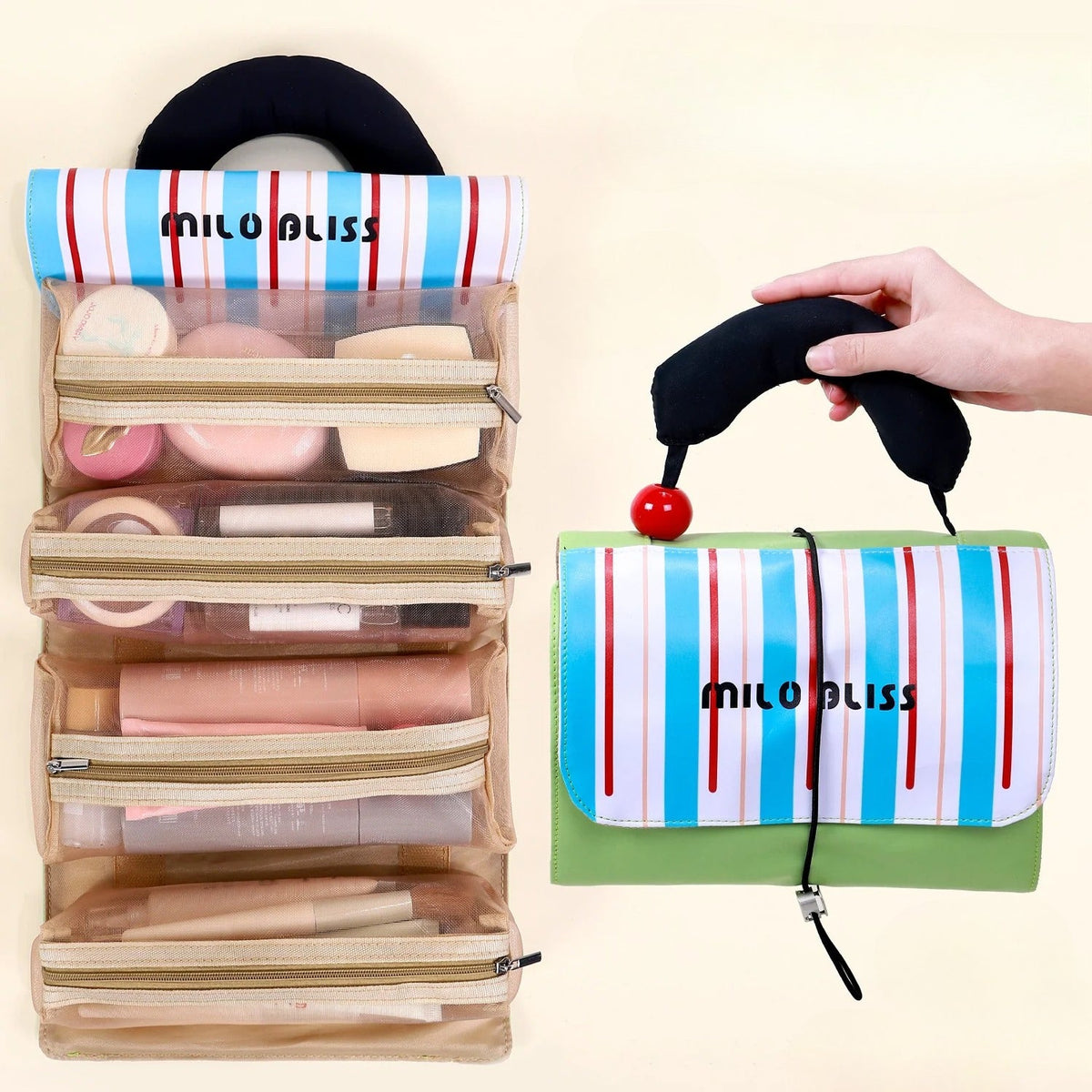Foldable Travel Toiletry Bag – Multiple Styles & Colors