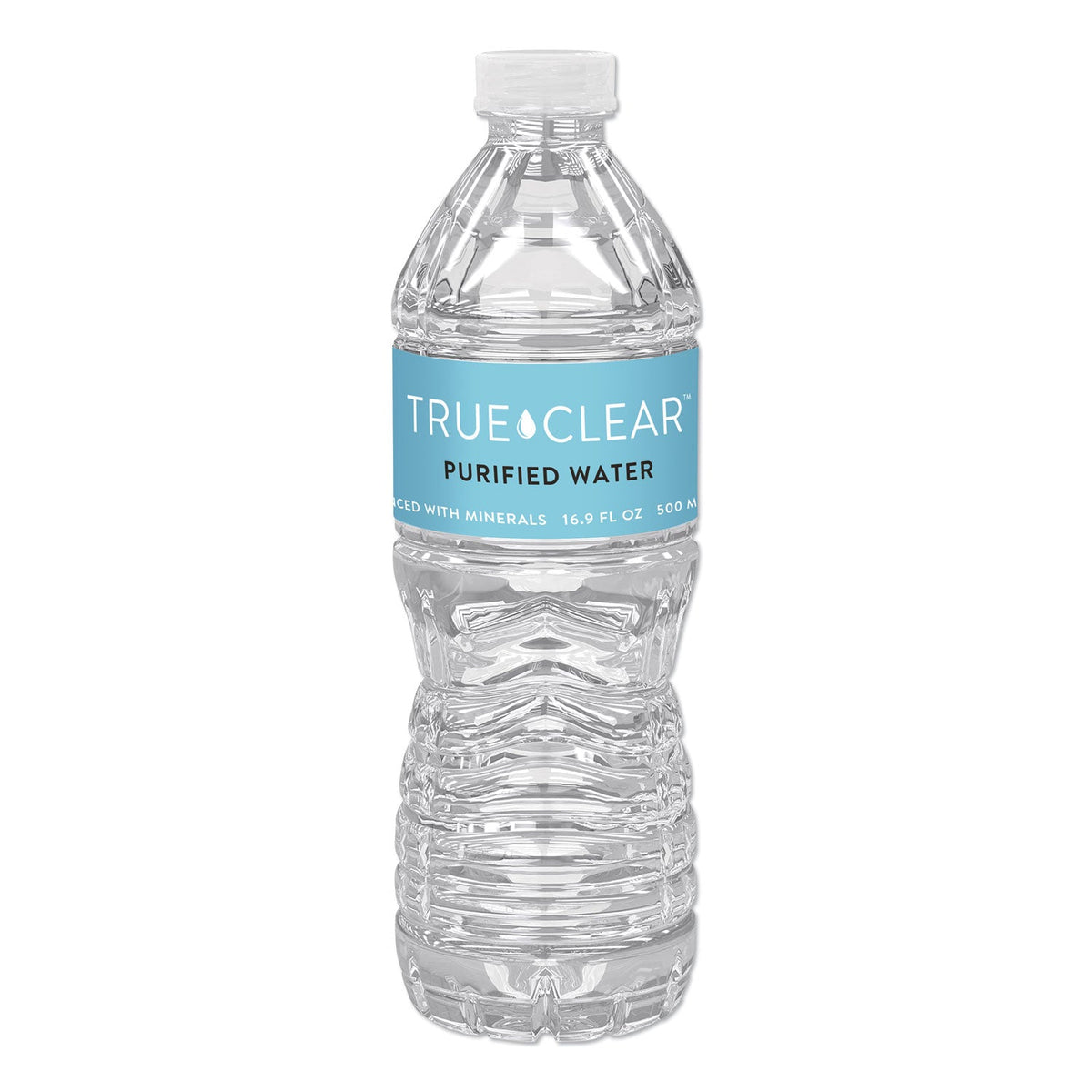 True Clear Purified Bottled Water 16.9 oz 24 Bottles