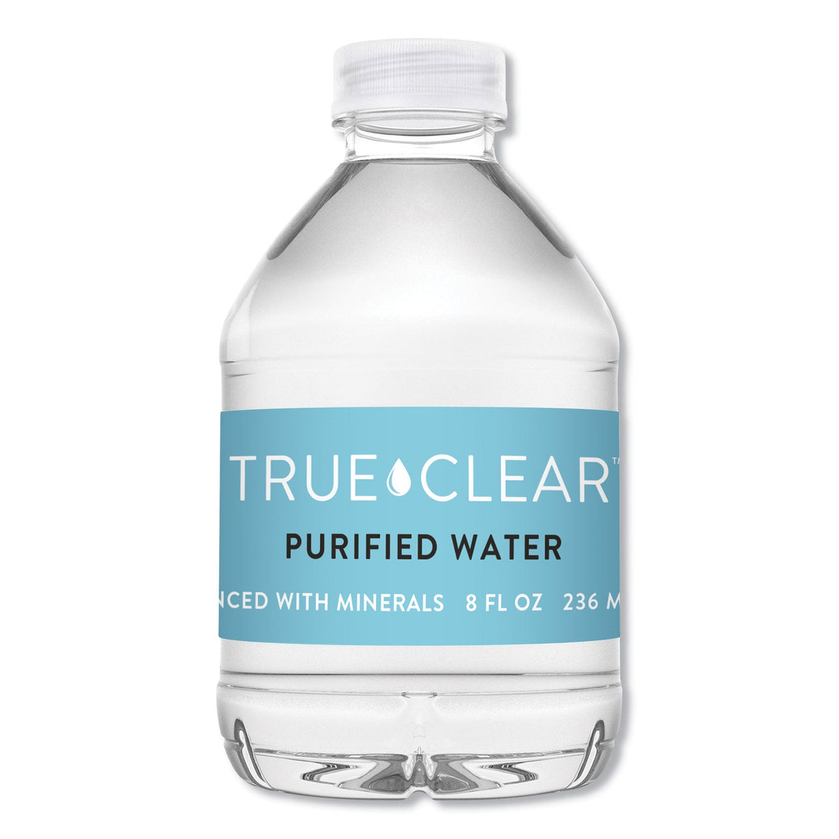 True Clear Purified Bottled Water 8 oz 24 Bottles