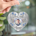 Personalized Memorial Photo Heart Acrylic Keychain