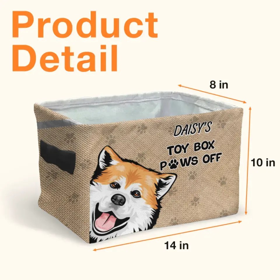 Personalized Pet Storage Box