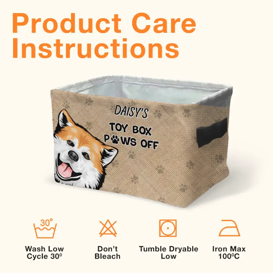 Personalized Pet Storage Box