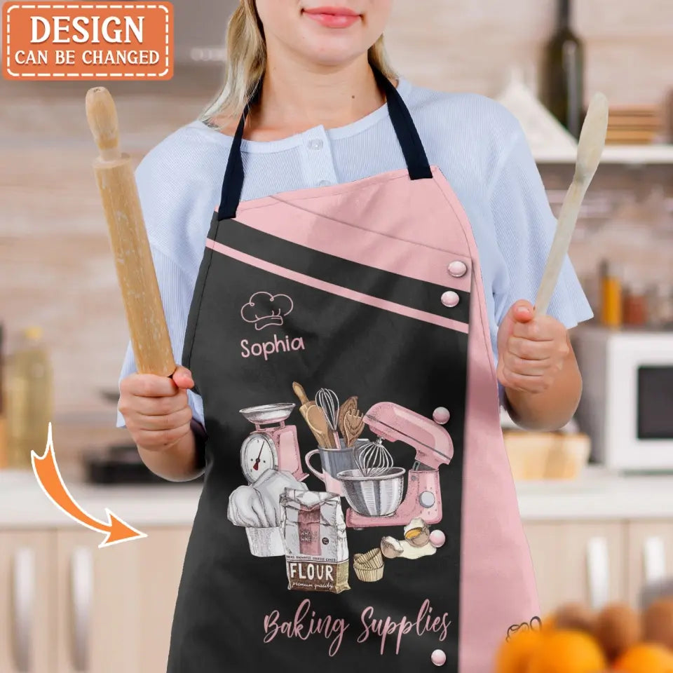 Personalized Kitchen Fashion Home Pocketless Apron