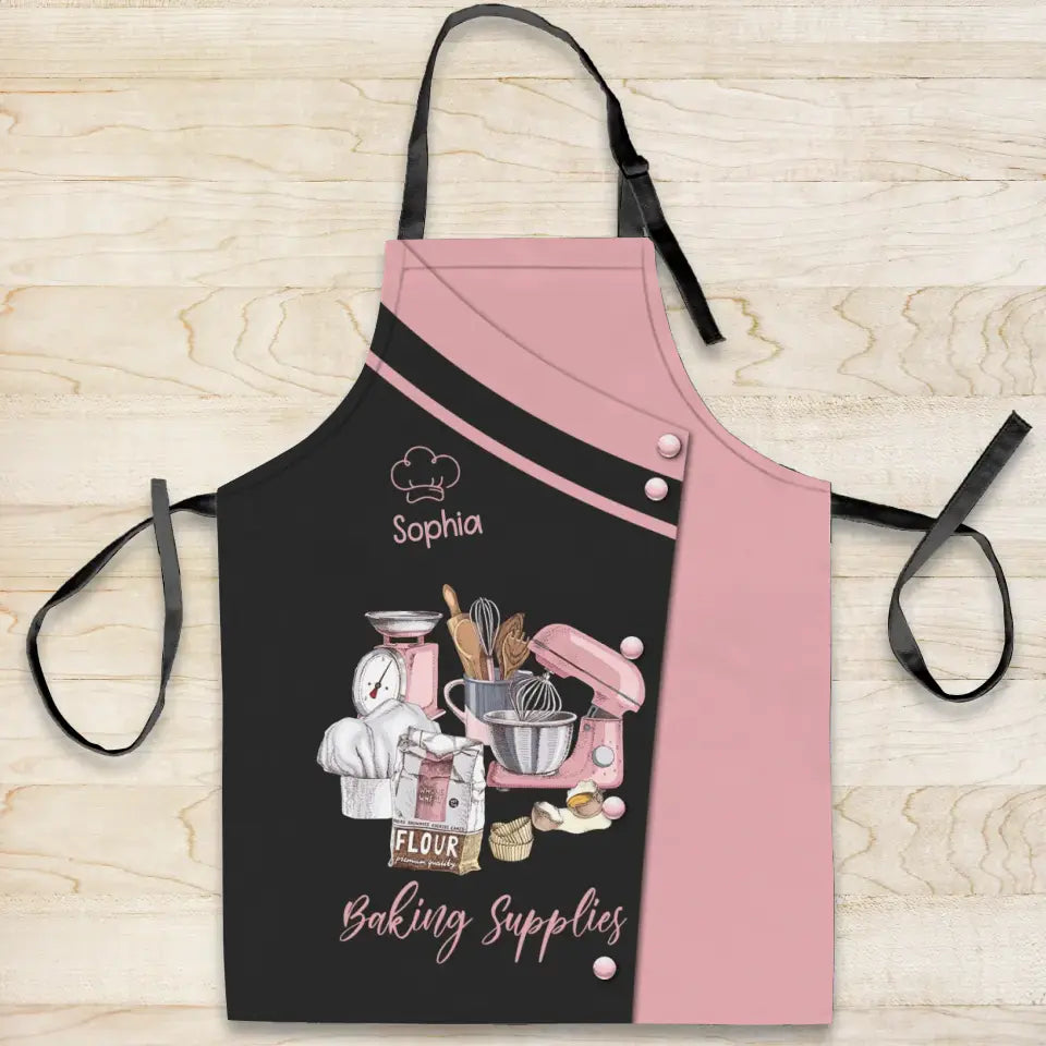 Personalized Kitchen Fashion Home Pocketless Apron