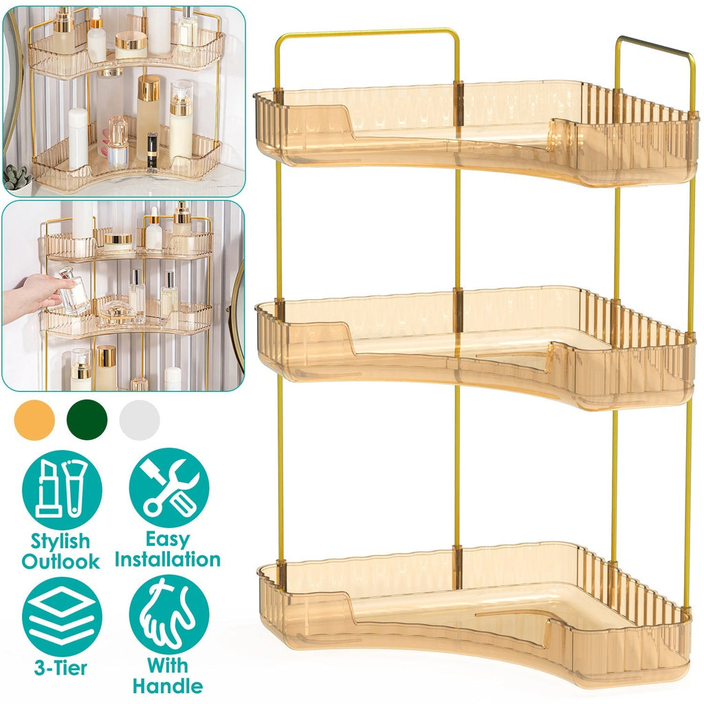 Bathroom Countertop Organizer 3 Tier Corner