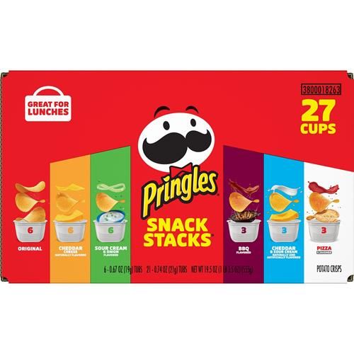 Pringles Potato Crisps Chips 27 Cups