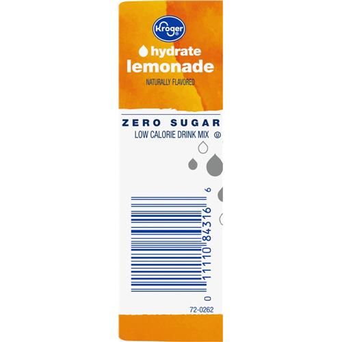 Kroger Hydrate Zero Sugar Lemonade Drink