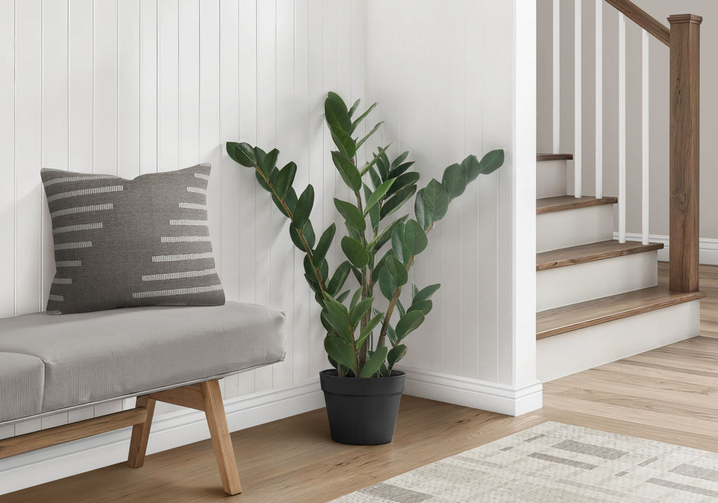 29-Inch Artificial ZZ Plant in Black Pot
