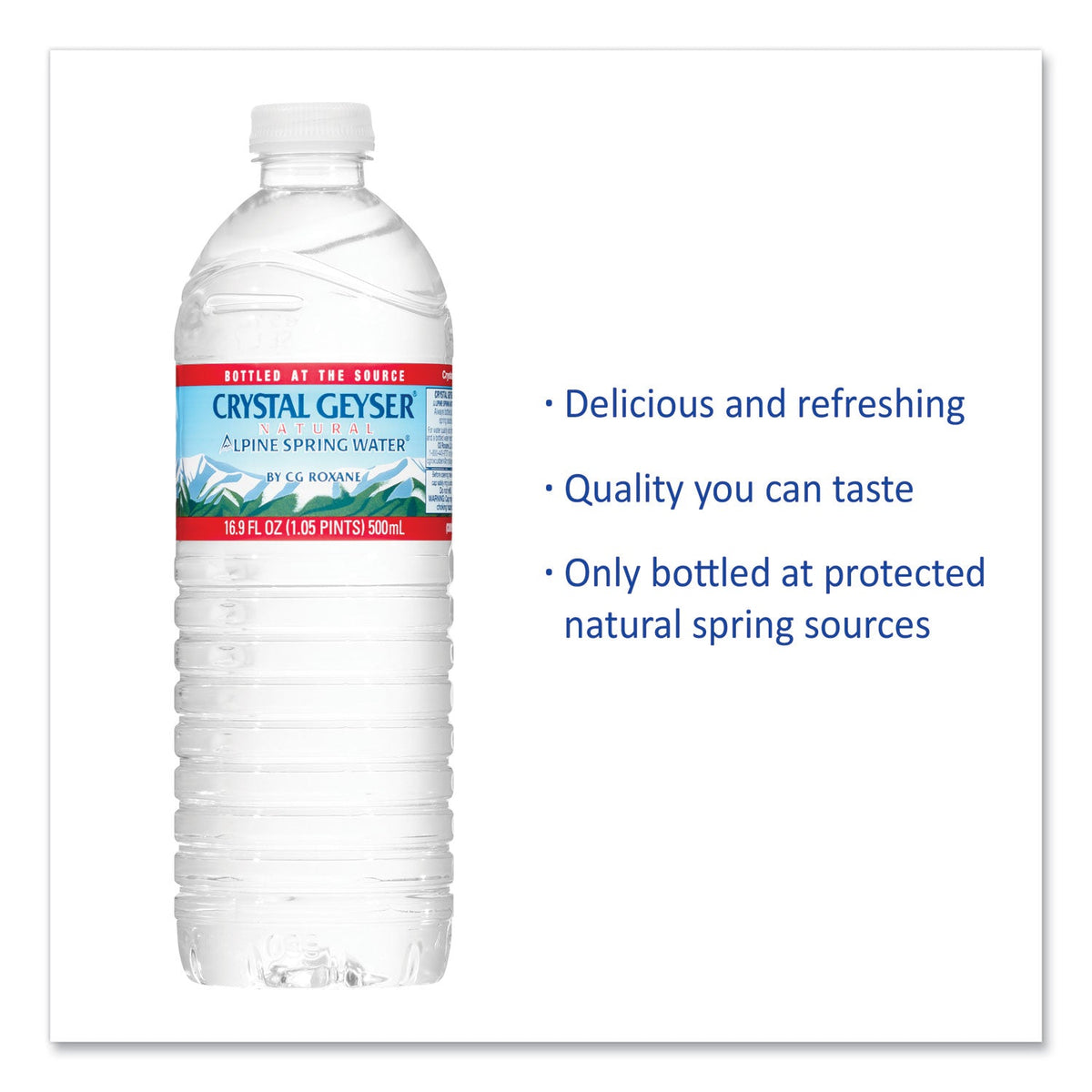 Crystal Geyser Natural Alpine Spring Water 16.9 oz