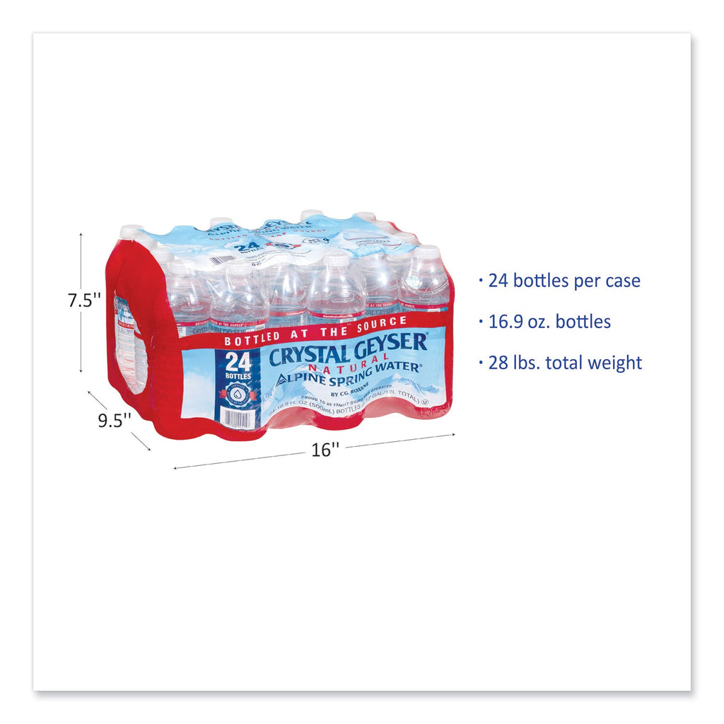Crystal Geyser Alpine Spring Water – 16.9 fl oz Bottle