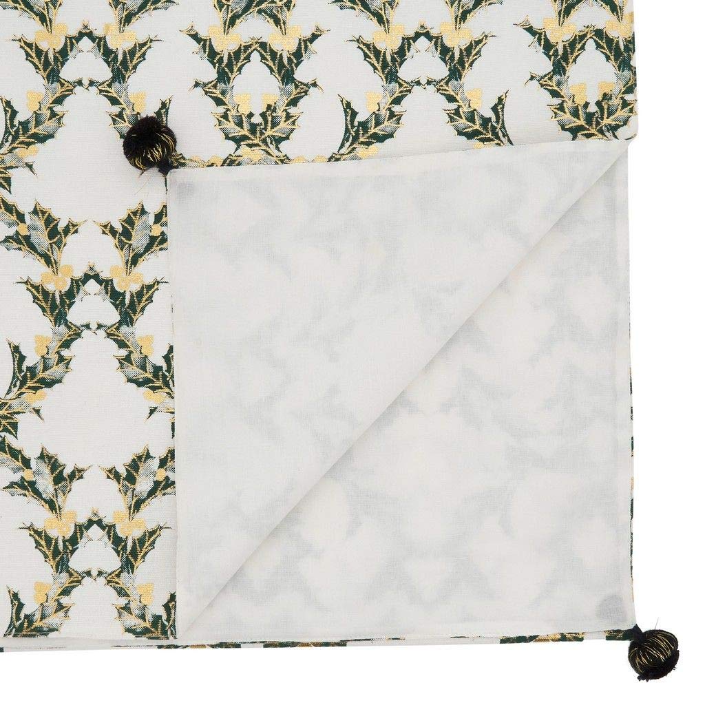 Fennco Styles Holiday Holly Berry Table